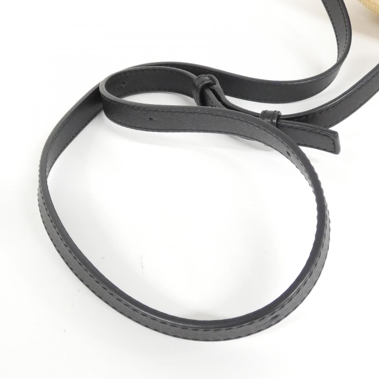 LOEWE Basket A223Z48X07 Shoulder Bag 黑色 中古品A - 縮圖 4