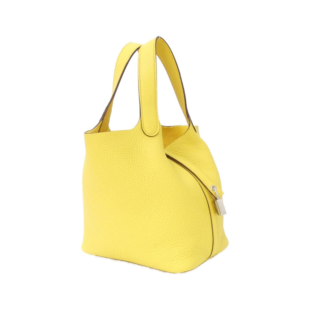 HERMES HERMÈS Picotin 056289CK Bag Clemence Black