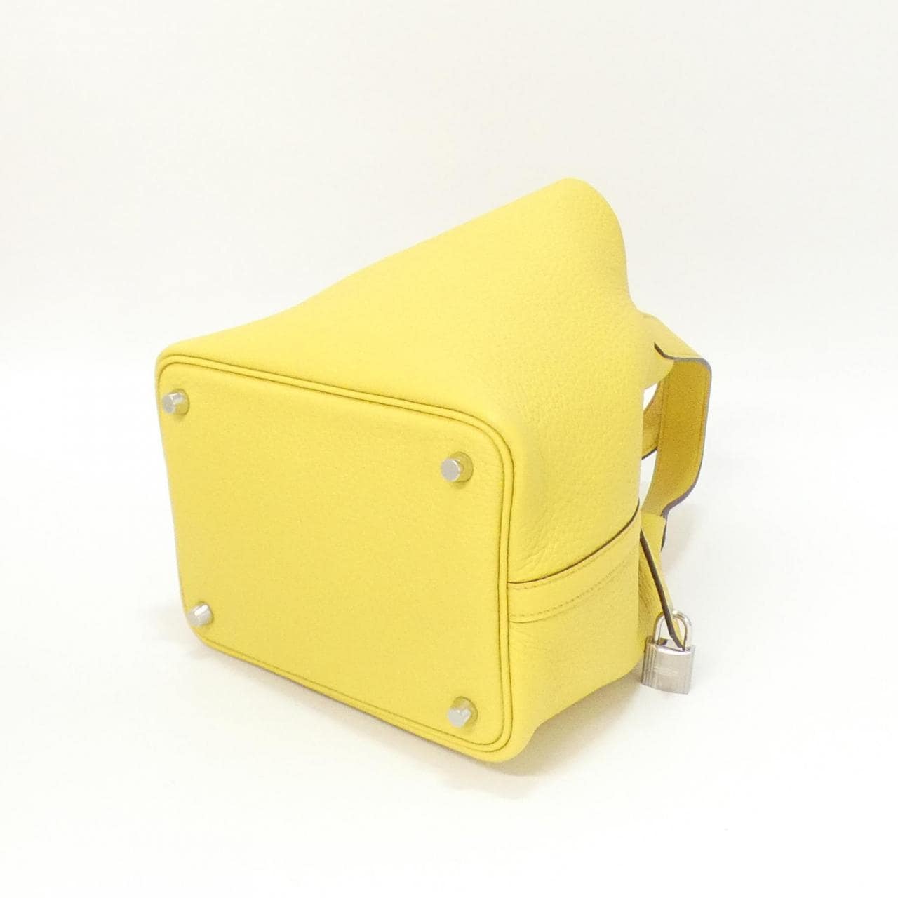 HERMES HERMÈS Picotin 056289CK Bag Clemence 黑色 Clemence 皮 中古品A - 縮圖 2