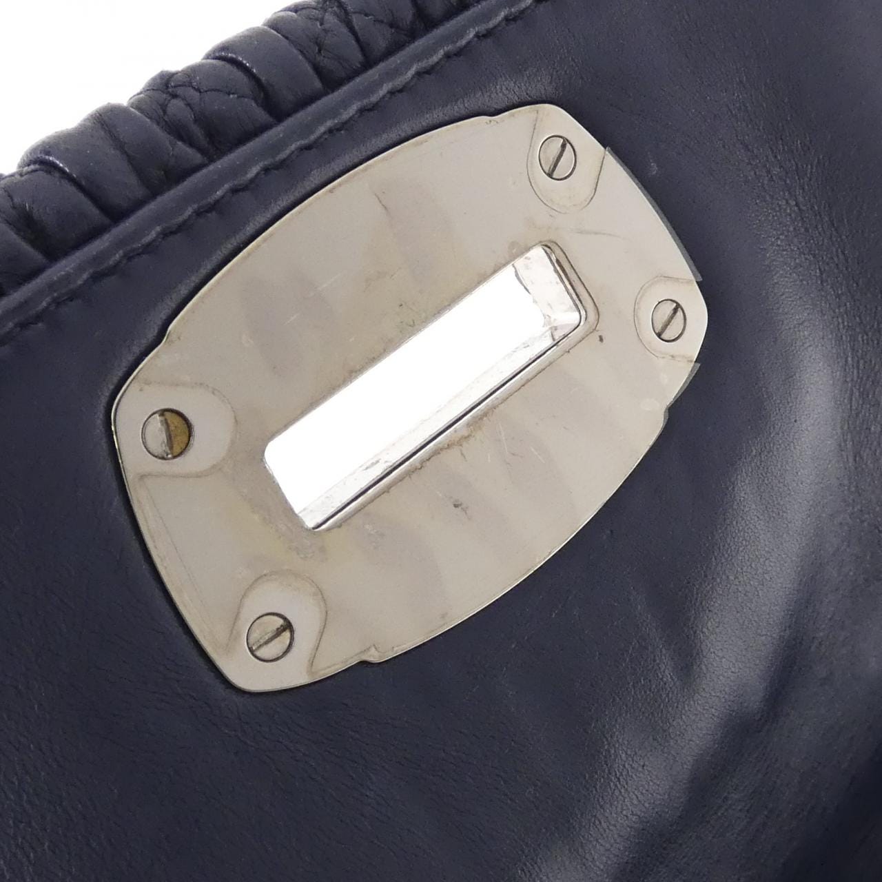 MIU MIU Shoulder Bag Navy Rank B - Thumbnail 10
