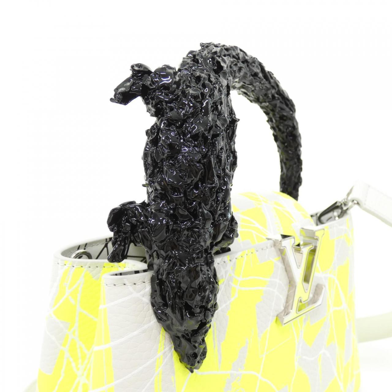 LOUIS VUITTON Capucines M25427 Bag White Rank A - Thumbnail 5