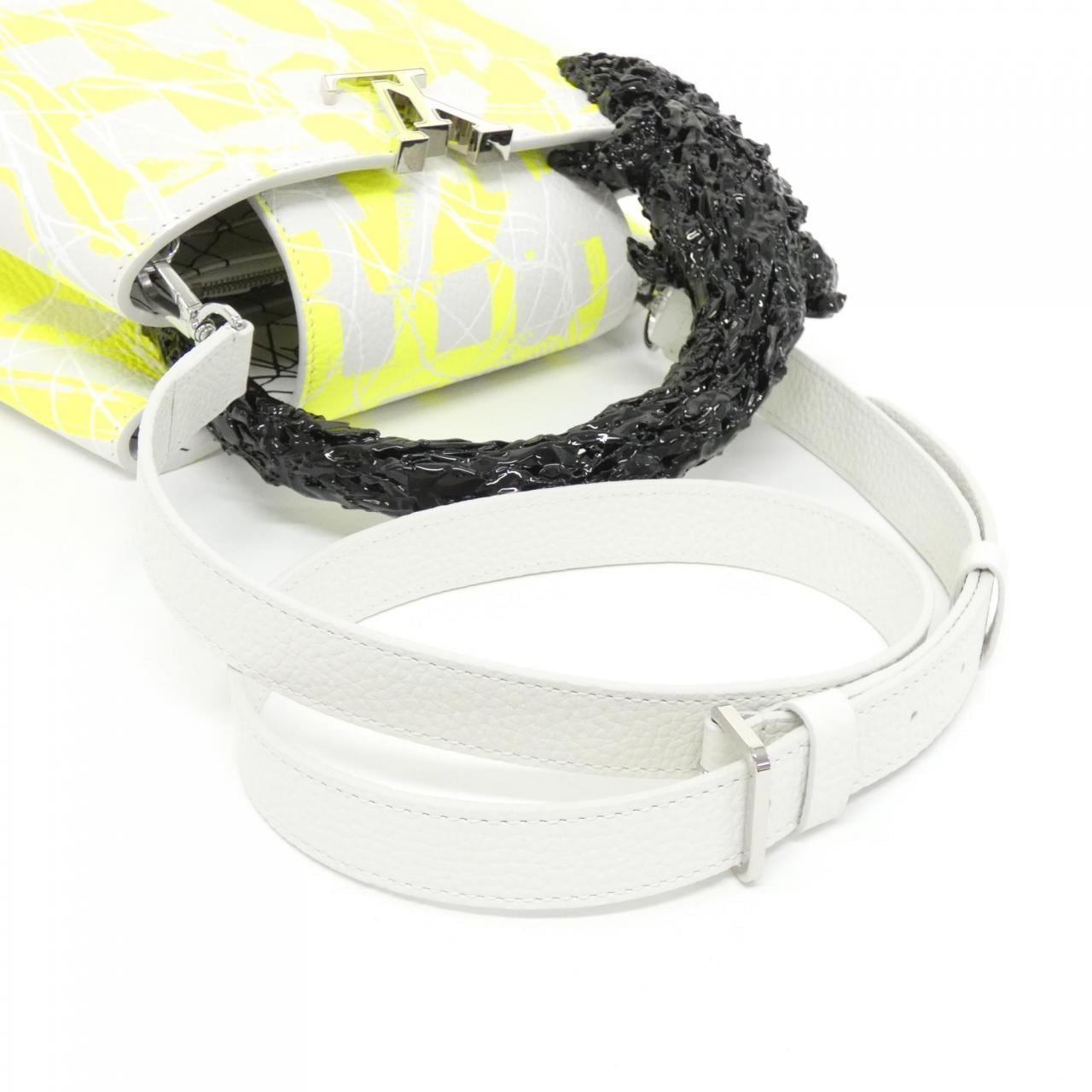 LOUIS VUITTON Capucines M25427 Bag White Rank A - Thumbnail 6