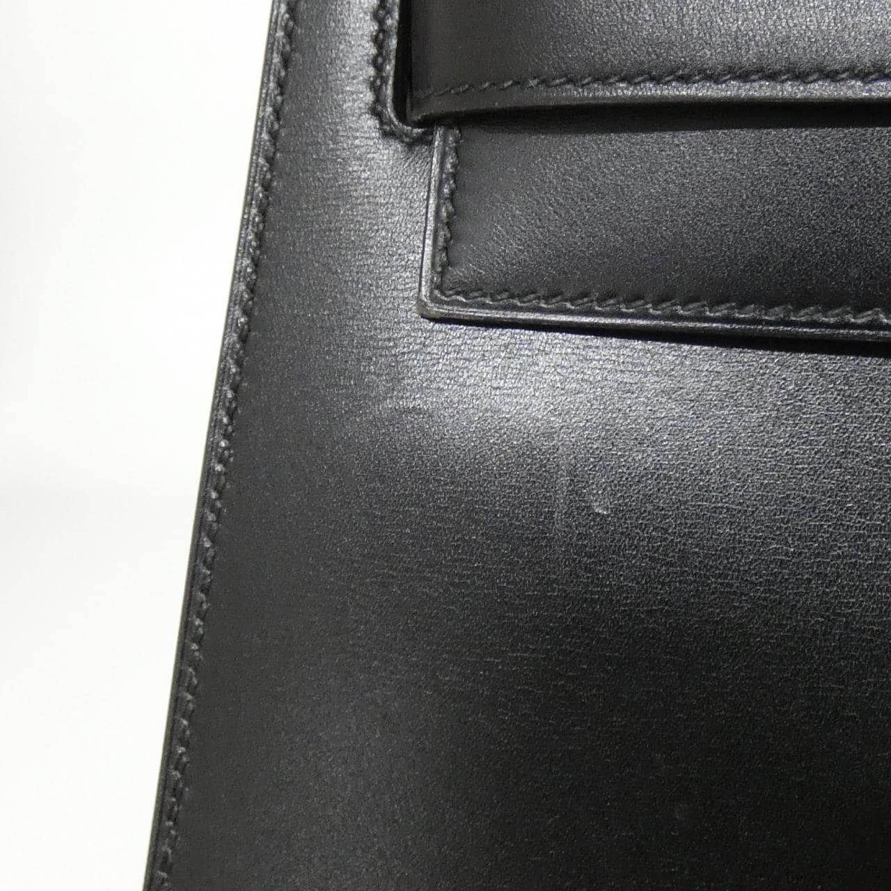 HERMES HERMÈS Kelly 001858CC Bag Box Calf Black Box Calf Leather - Thumbnail 4