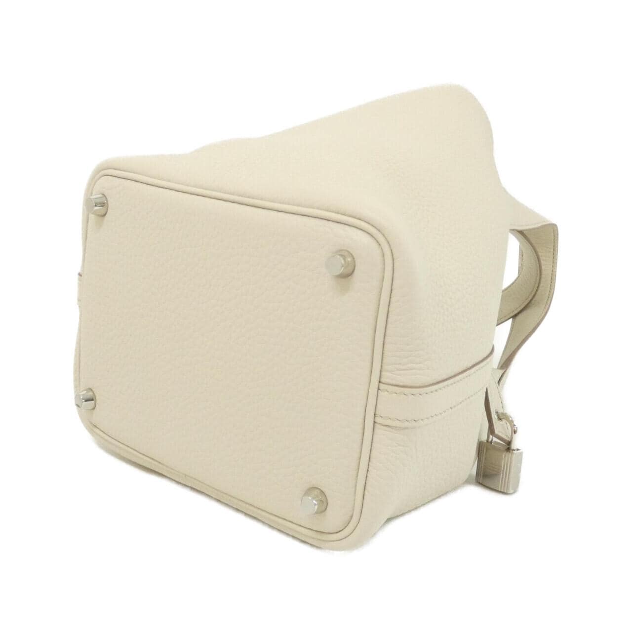 HERMES HERMÈS Picotin 056289CK Bag Clemence Clemence Leather - Thumbnail 2