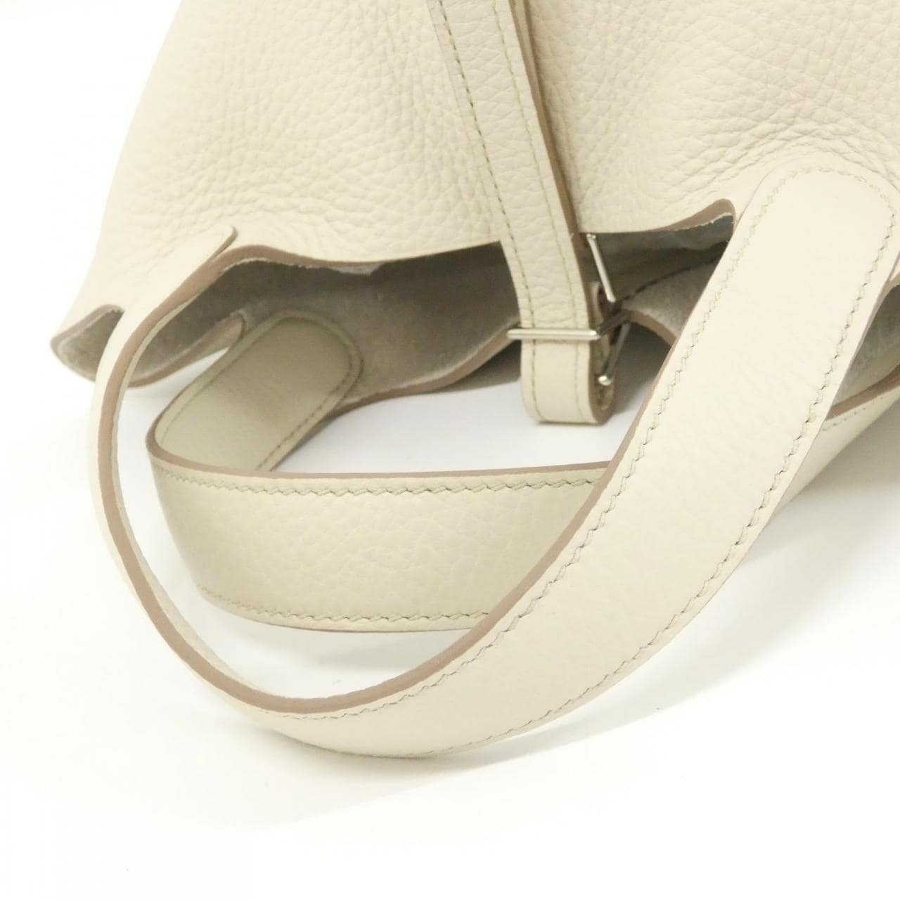 HERMES HERMÈS Picotin 056289CK Bag Clemence Clemence Leather - Thumbnail 4