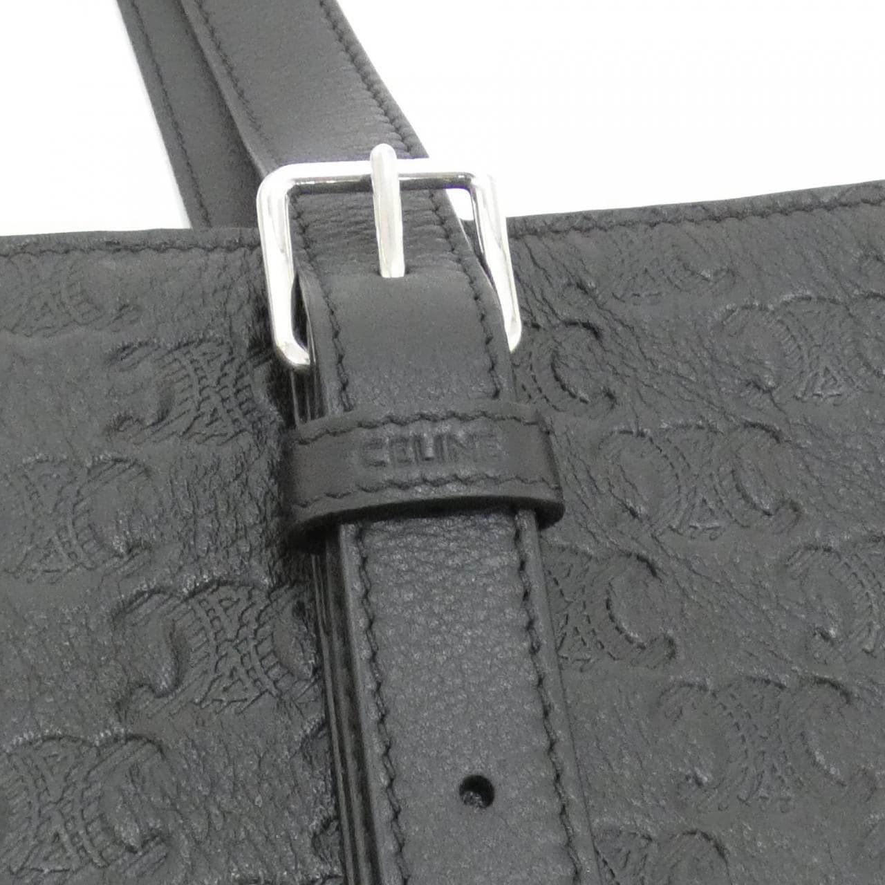 CELINE Cabas 113743FQU Bag 黑色 中古品A - 縮圖 3