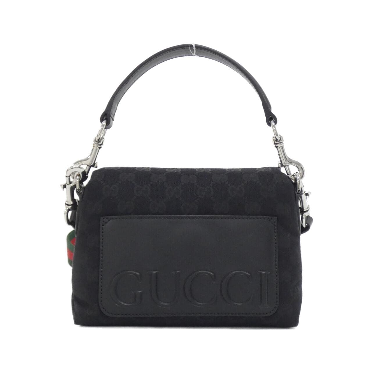 GUCCI 821617 FAEHA Bag Canvas 黑色 帆布 - 縮圖 2