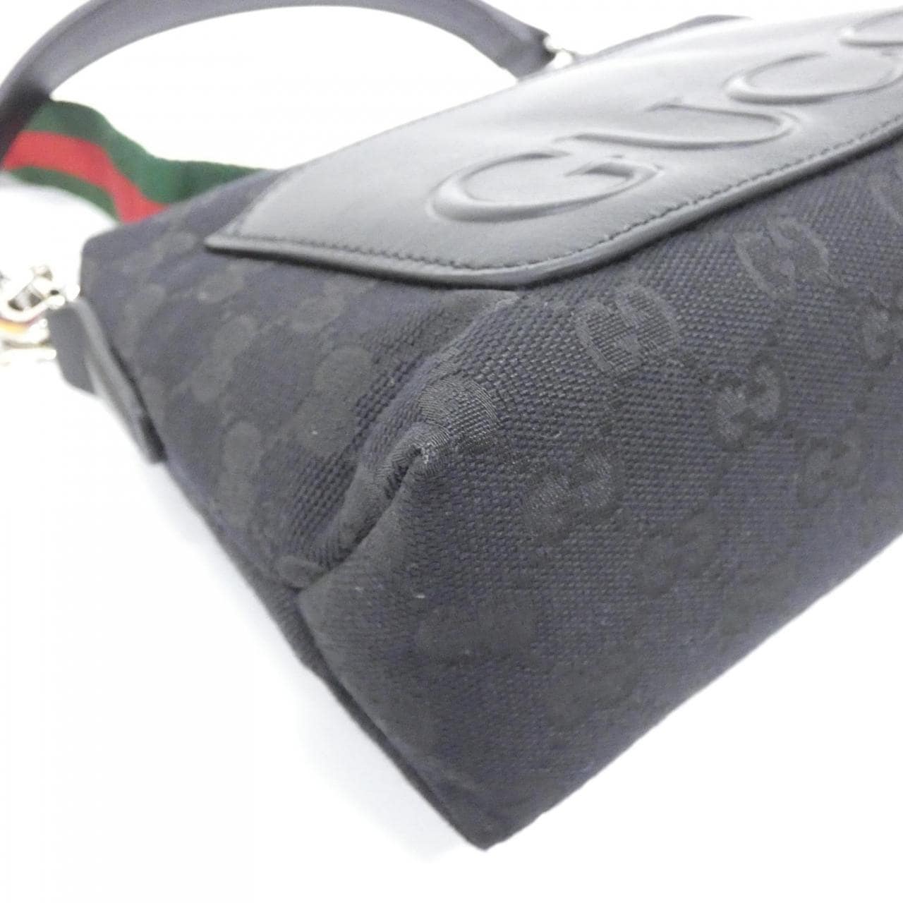 GUCCI 821617 FAEHA Bag Canvas 黑色 帆布 - 縮圖 4