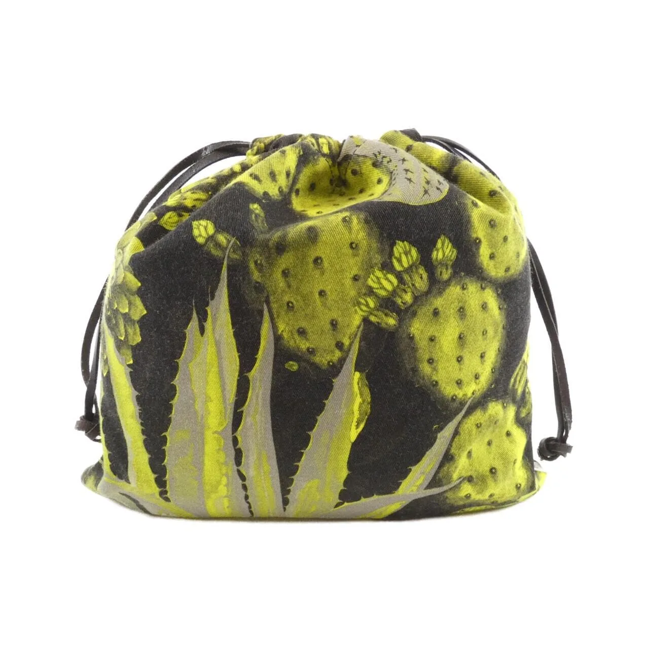 LOEWE C822057X18 Pouch Canvas Green