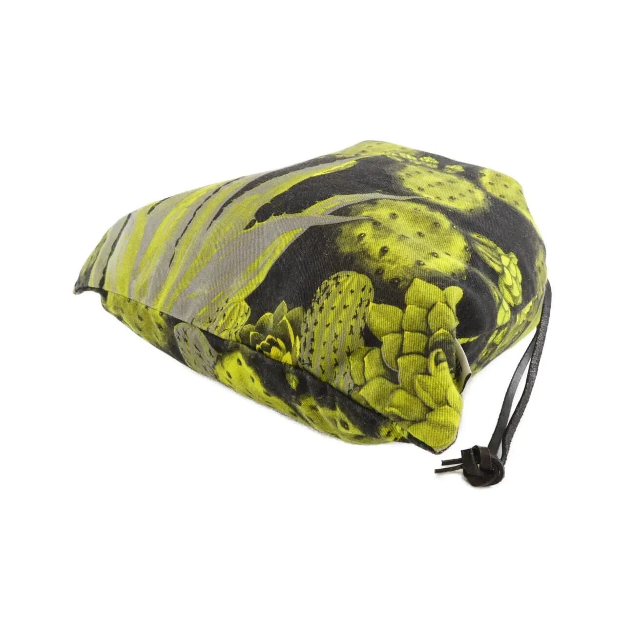 LOEWE C822057X18 Pouch Canvas 綠色 帆布 中古品B - 縮圖 3