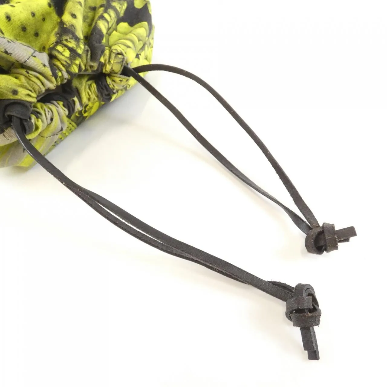 LOEWE C822057X18 Pouch Canvas 綠色 帆布 中古品B - 縮圖 4