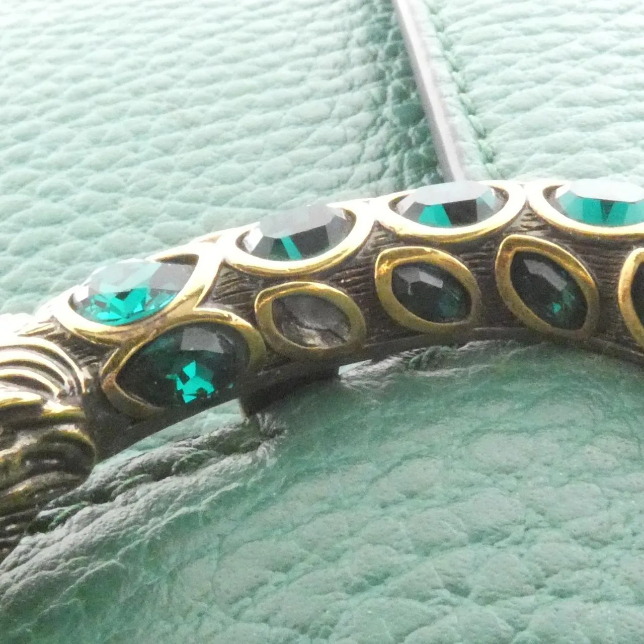 GUCCI Dionysus 401231 CAOGX Wallet Leather 黑色 皮革 中古品A - 縮圖 6