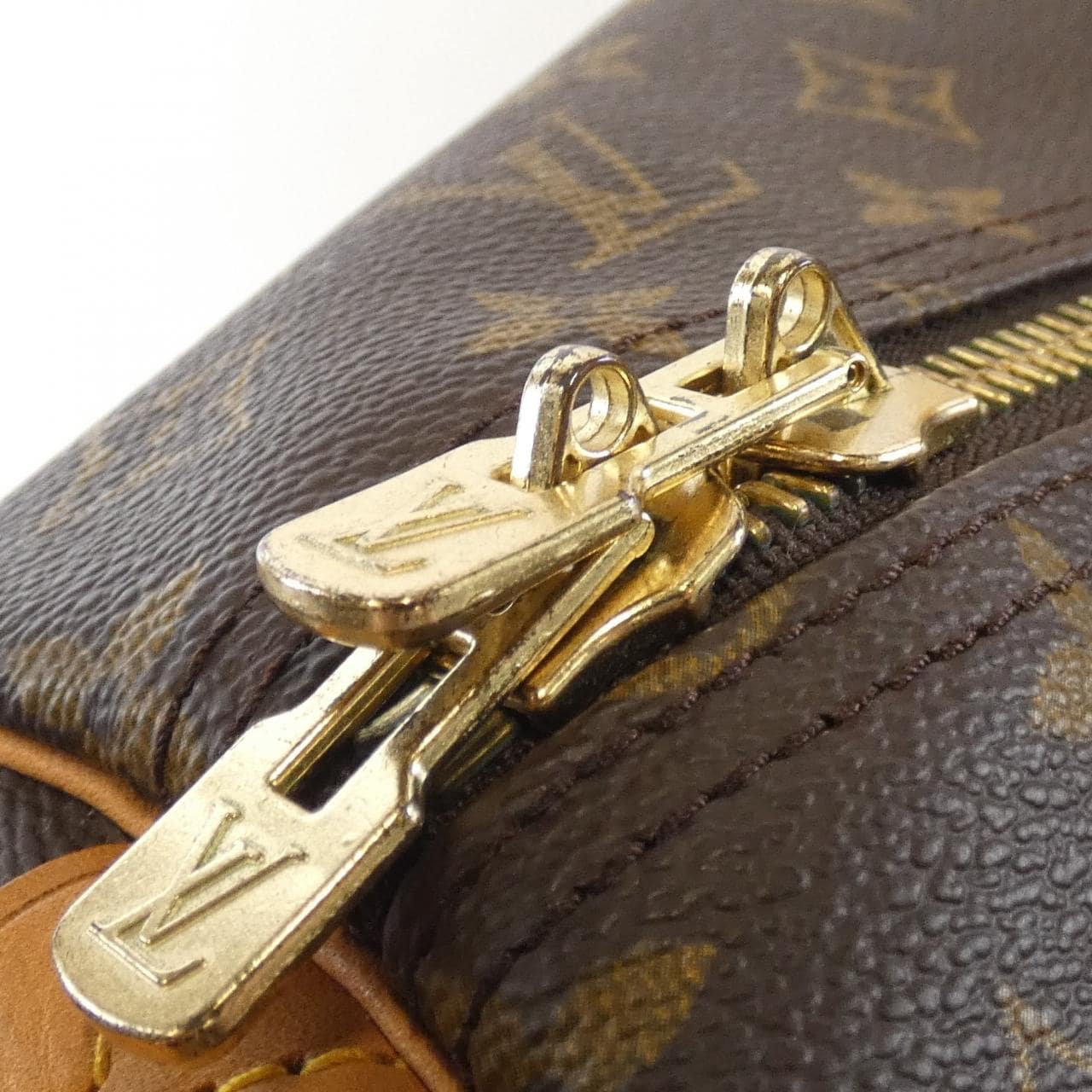 LOUIS VUITTON Keepall M41422 Boston Bag Monogram Black Monogram - Thumbnail 4