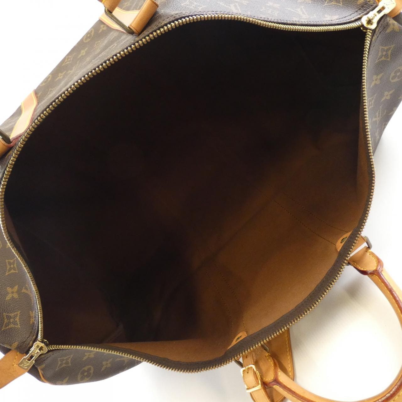 LOUIS VUITTON Keepall M41422 Boston Bag Monogram Black Monogram - Thumbnail 9