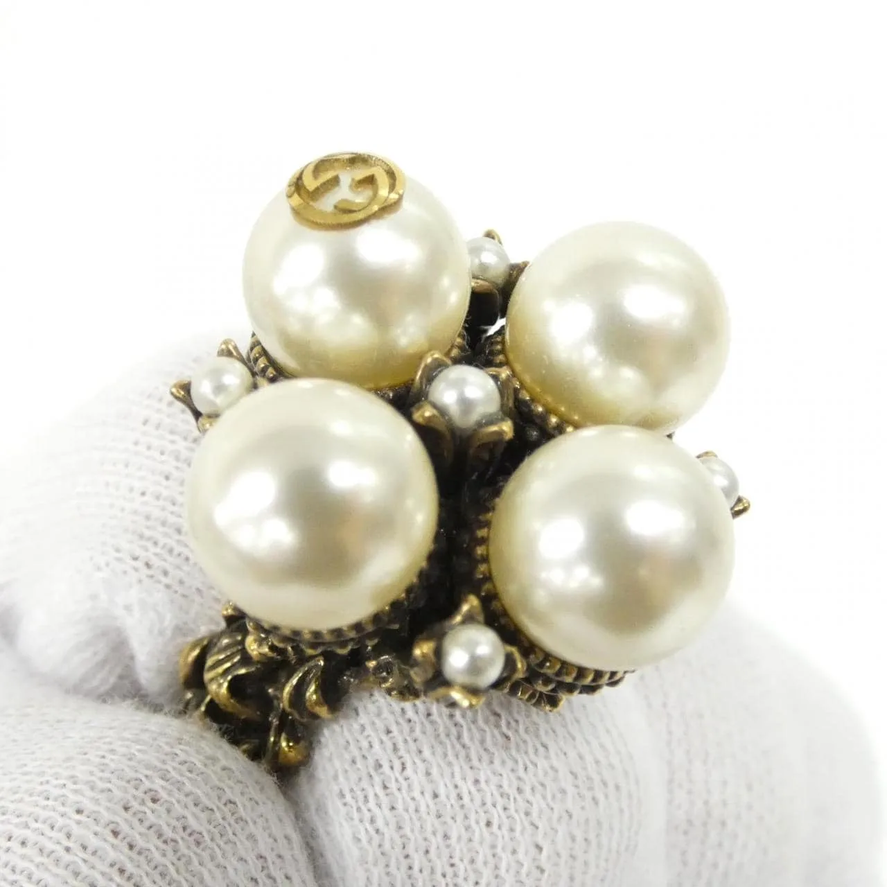 GUCCI GG Marmont 448799 J1D86 Accessories 黑色 中古品A - 縮圖 3