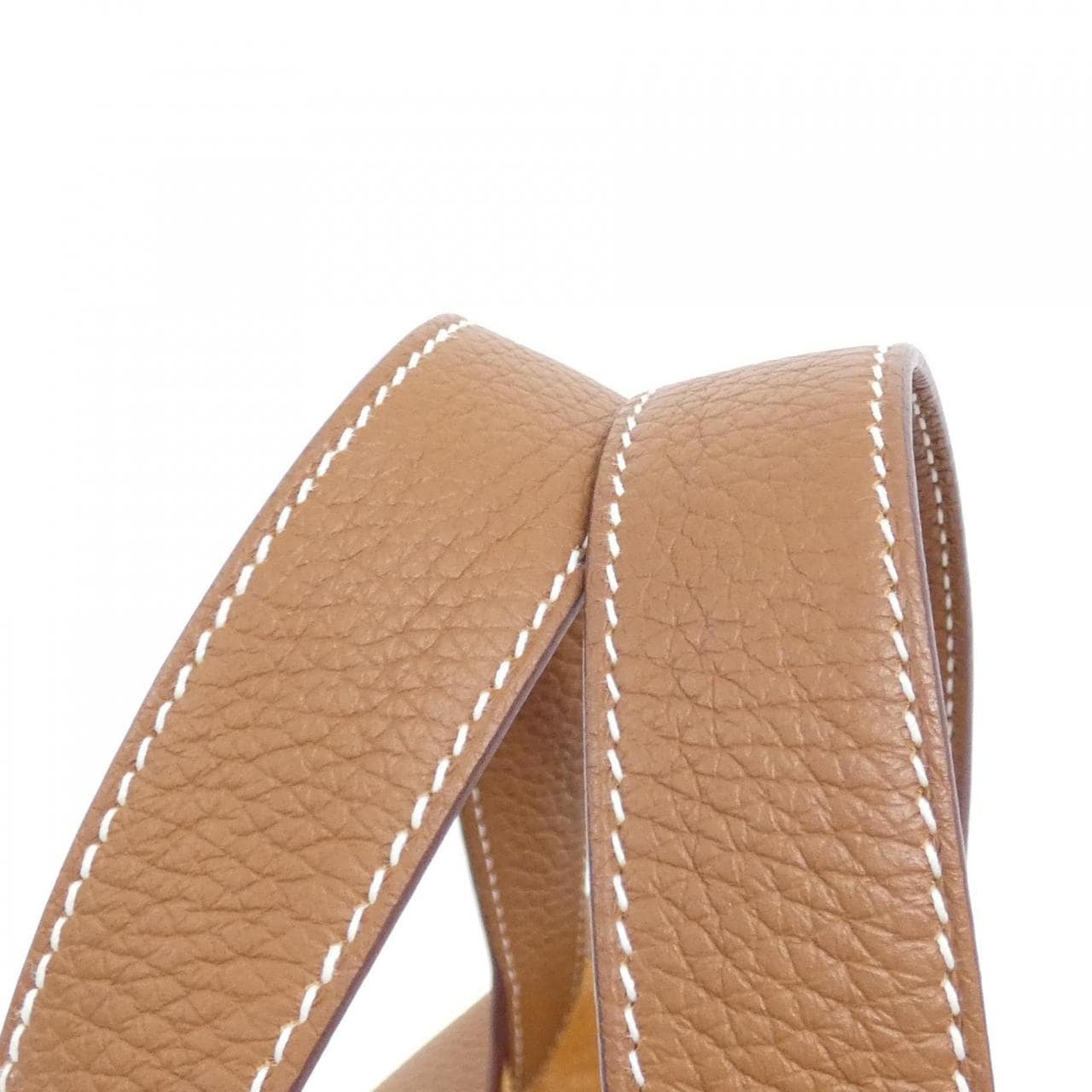 HERMES HERMÈS Picotin 060991CK Bag Clemence Gold Clemence Leather - Thumbnail 6