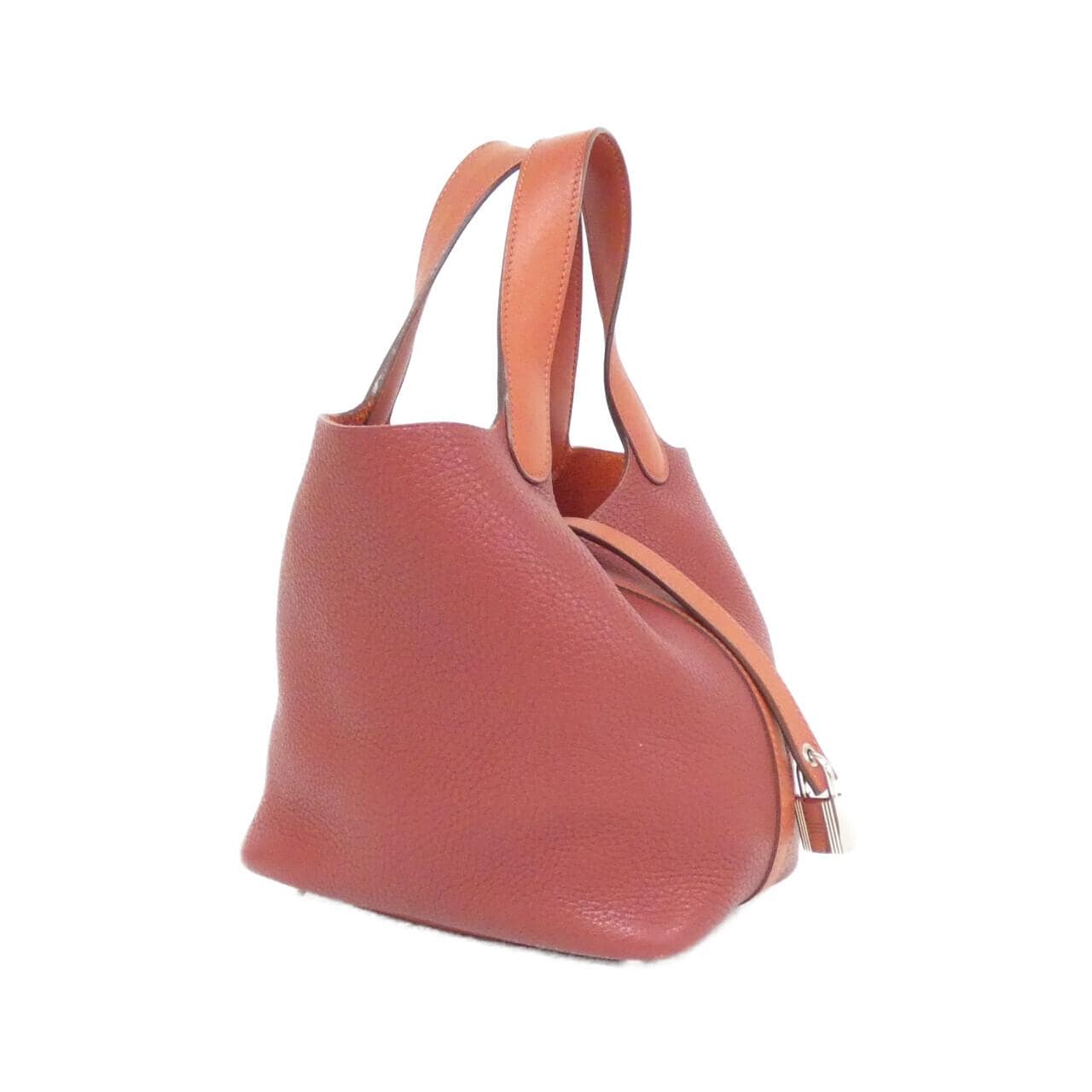 HERMES HERMÈS Picotin 068680CK Bag Clemence Black