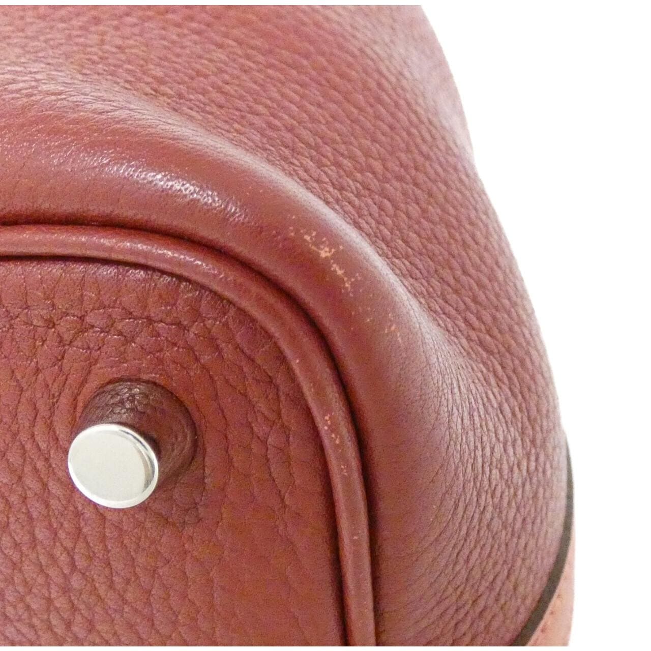 HERMES HERMÈS Picotin 068680CK Bag Clemence Black Clemence Leather - Thumbnail 2