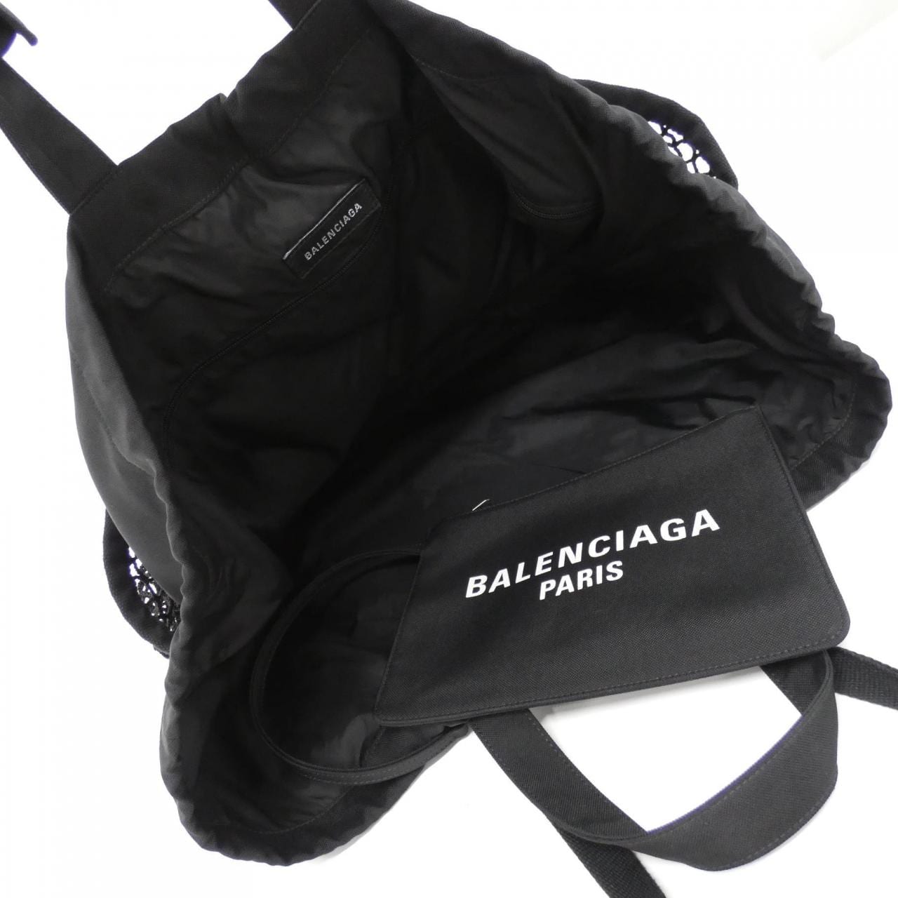 BALENCIAGA 791793 2AA46 Tote Canvas Black Canvas Rank A - Thumbnail 7