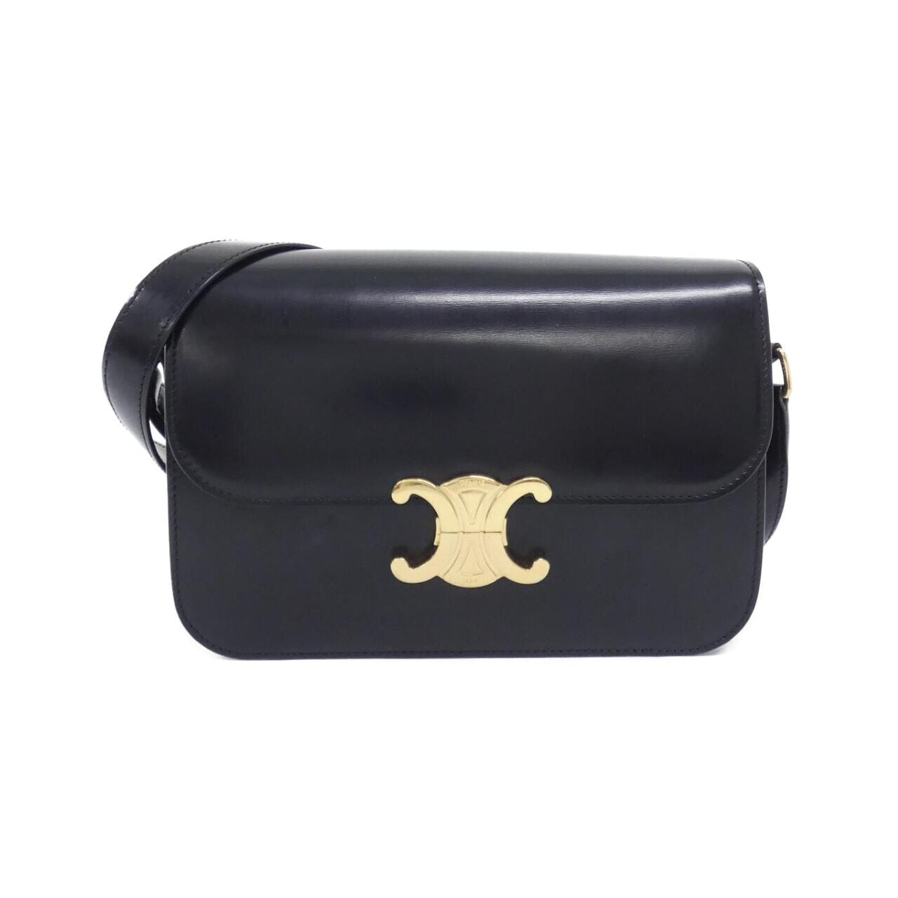 CELINE Triomphe 187363BF4 Shoulder Bag Black