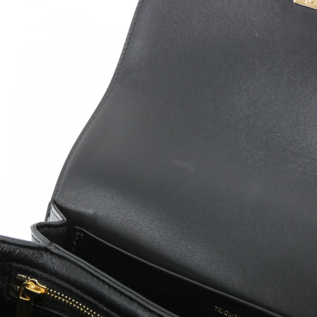 CELINE Triomphe 187363BF4 Shoulder Bag 黑色 - 縮圖 9