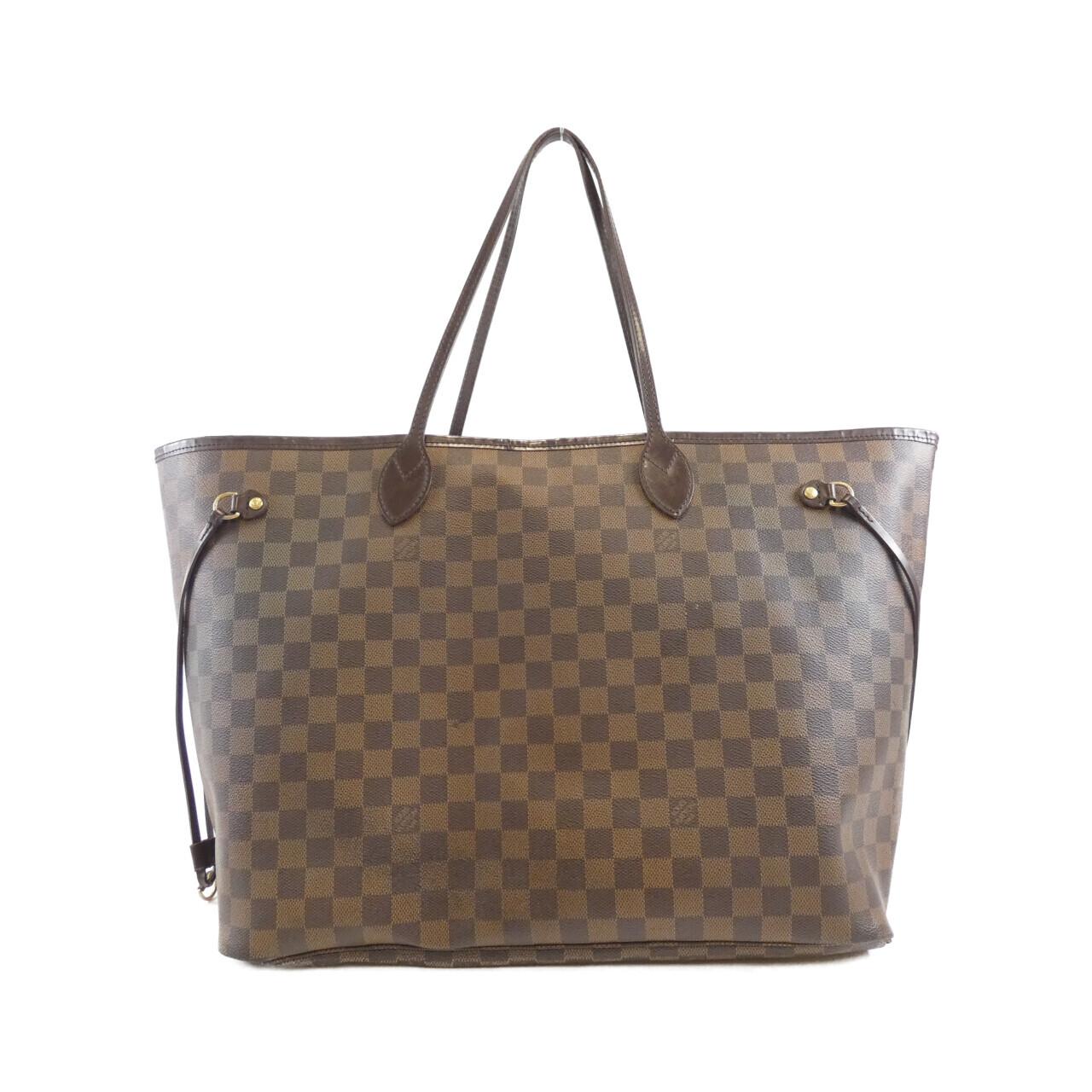 LOUIS VUITTON Neverfull N51106 Bag Damier Black