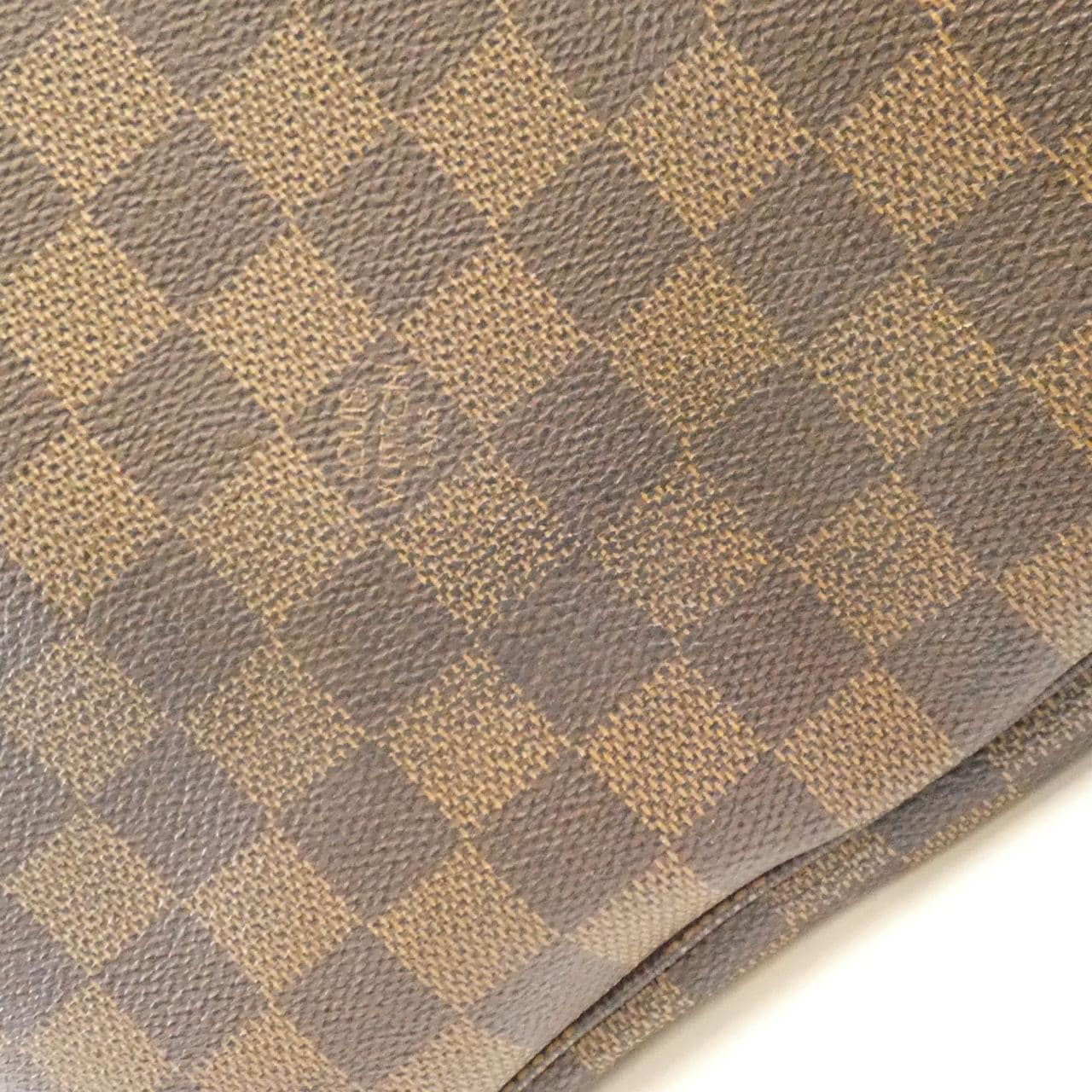 LOUIS VUITTON Neverfull N51106 Bag Damier 黑色 Damier 中古品B - 縮圖 4