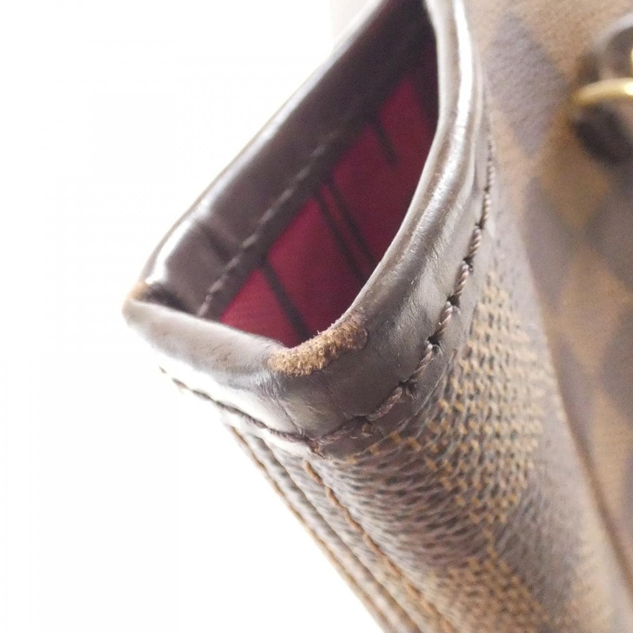 LOUIS VUITTON Neverfull N51106 Bag Damier 黑色 Damier 中古品B - 縮圖 5