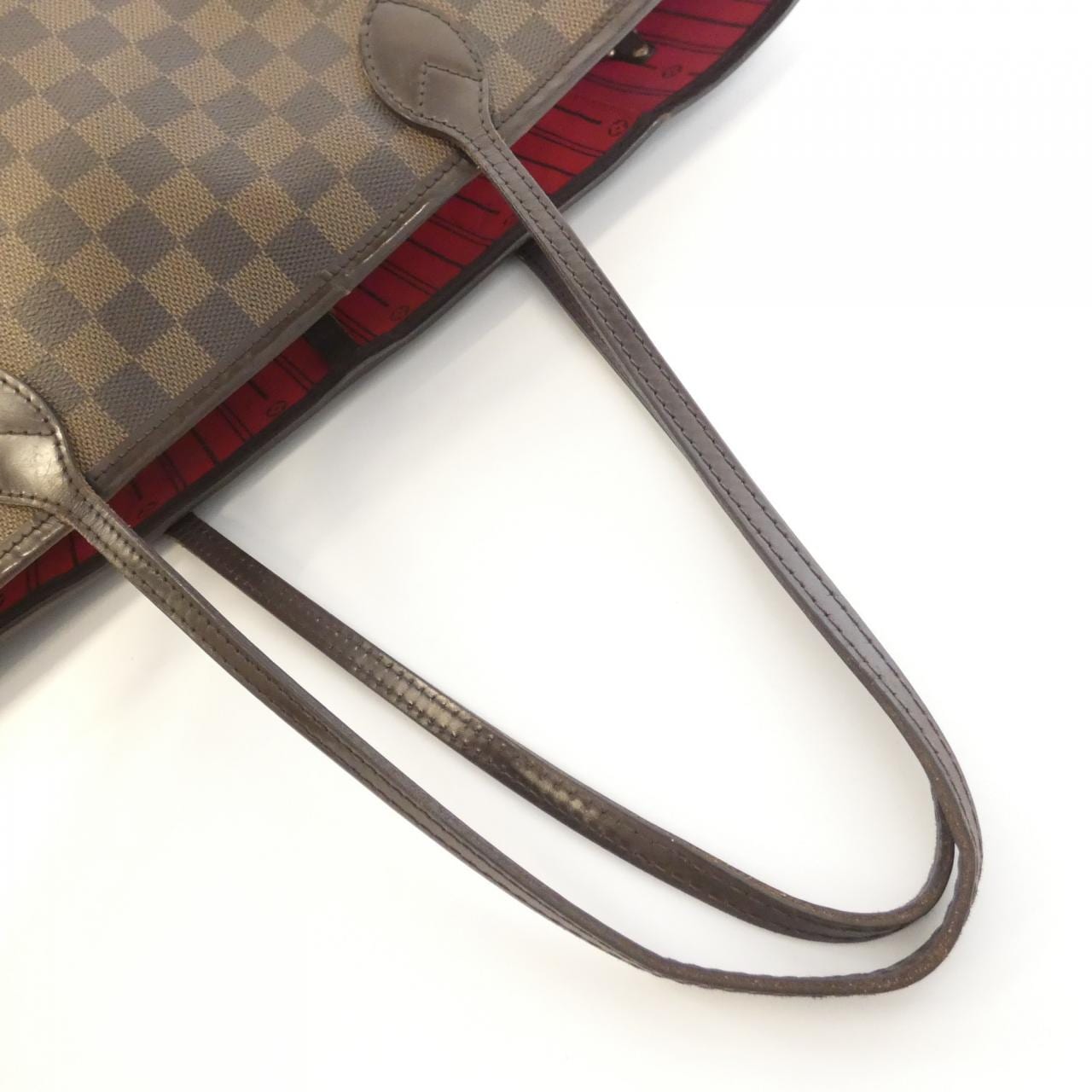 LOUIS VUITTON Neverfull N51106 Bag Damier 黑色 Damier 中古品B - 縮圖 6