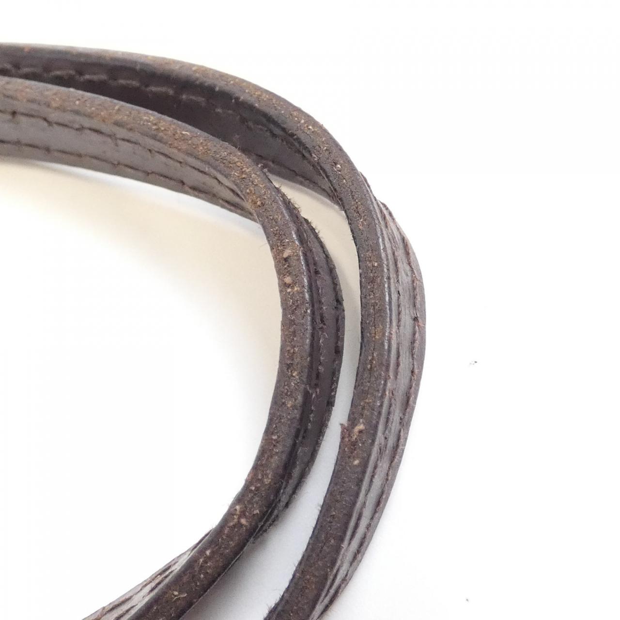 LOUIS VUITTON Neverfull N51106 Bag Damier 黑色 Damier 中古品B - 縮圖 7