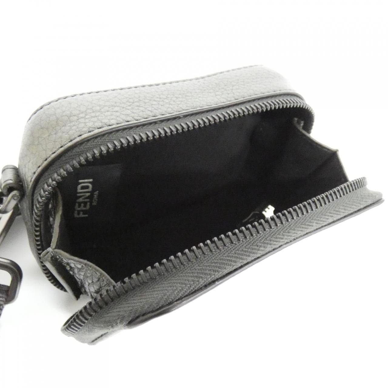 FENDI 7M0344 AJJ1 Shoulder Bag Leather Black Leather Rank A - Thumbnail 5