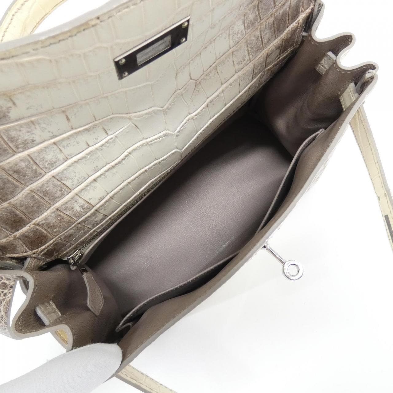 HERMES HERMÈS Kelly 062229CK Bag White - Thumbnail 9