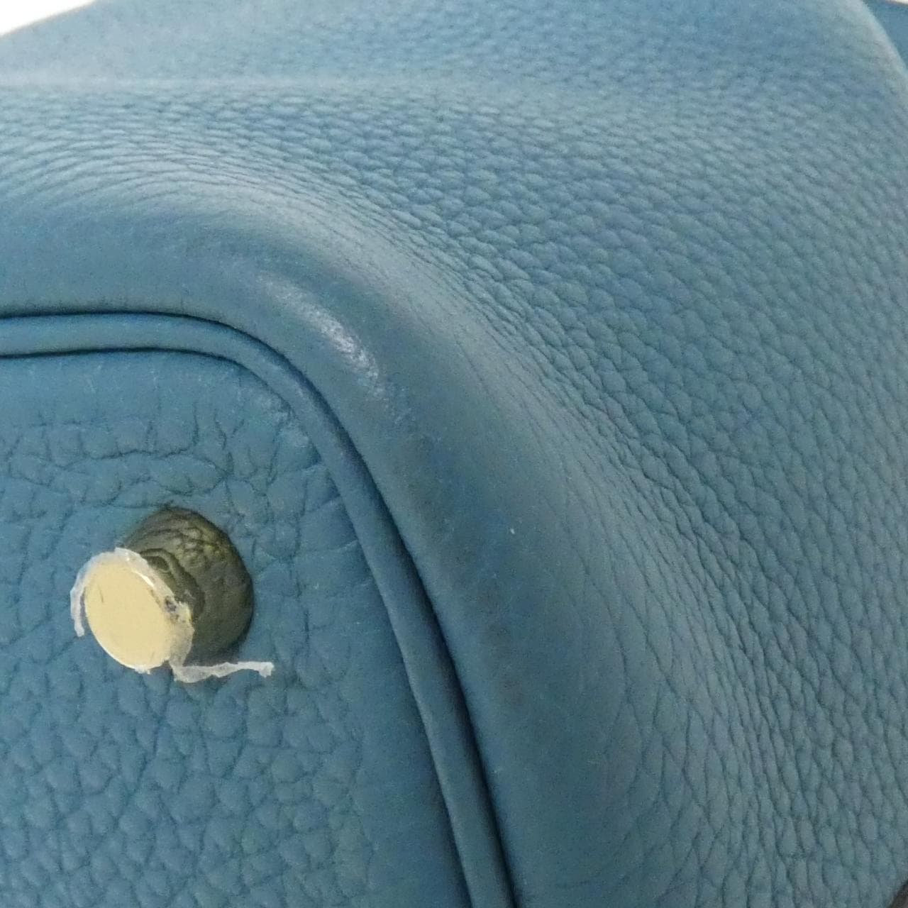 HERMES HERMÈS Picotin 056289CC Bag Clemence Black Clemence Leather - Thumbnail 2