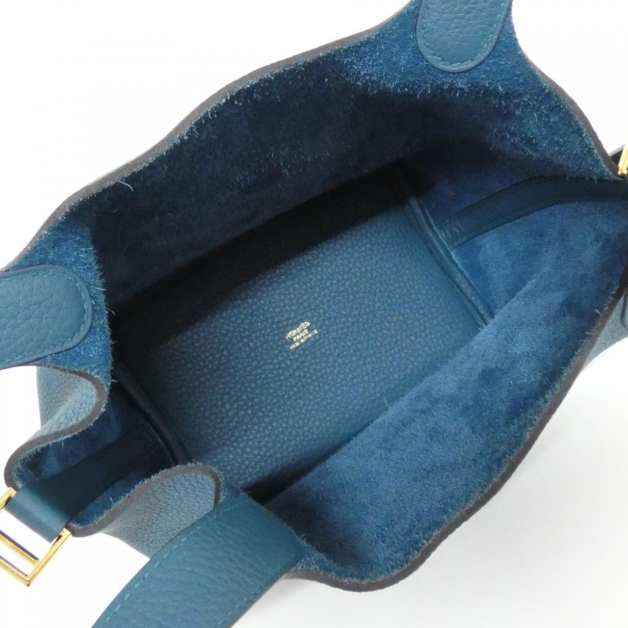 HERMES HERMÈS Picotin 056289CC Bag Clemence Black Clemence Leather - Thumbnail 5