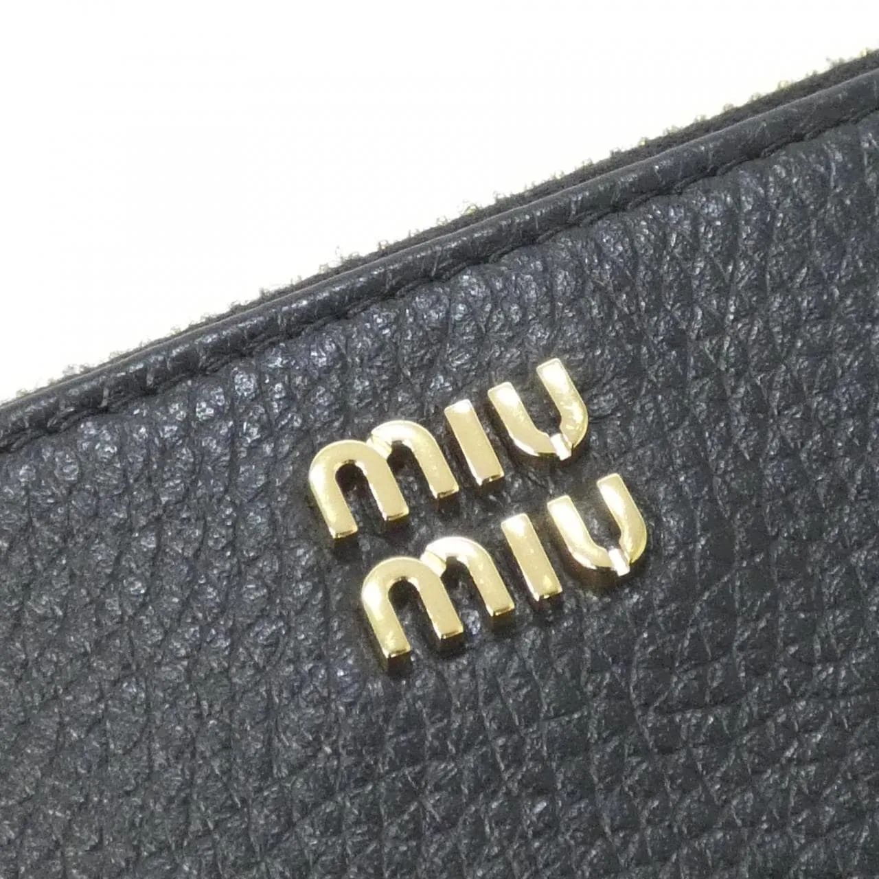 MIU MIU 5MB06M Coin Case Black Rank A - Thumbnail 6