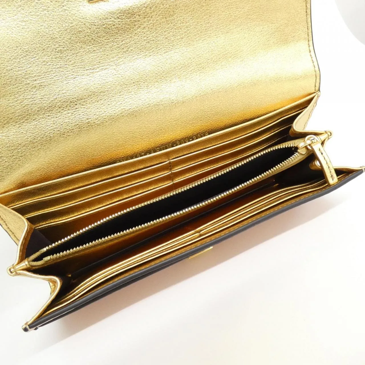 FENDI Peekaboo 8M0427 AEUM Wallet Black Rank A - Thumbnail 4