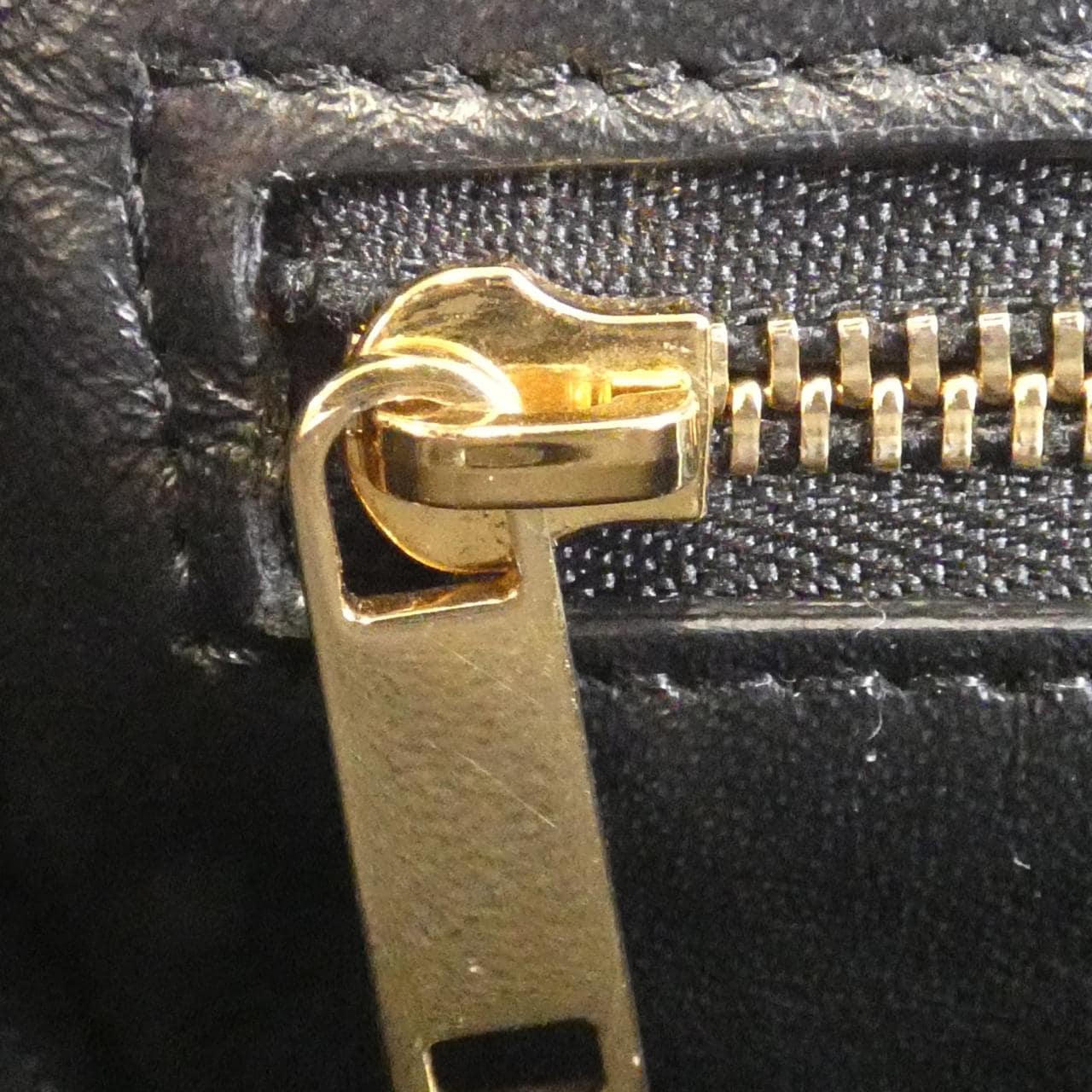 CELINE 188833BGD Shoulder Bag Leather 黑色 皮革 中古品A - 縮圖 9