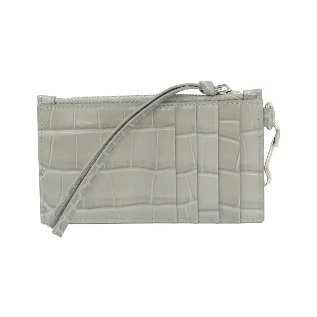 BALENCIAGA 655246 Coin Case Leather Black Leather Rank A - Thumbnail 2