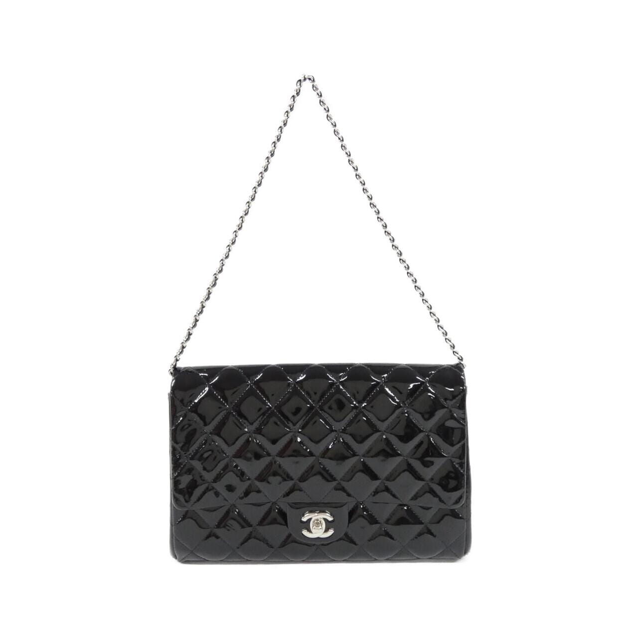 CHANEL 65051 Shoulder Patent Leather