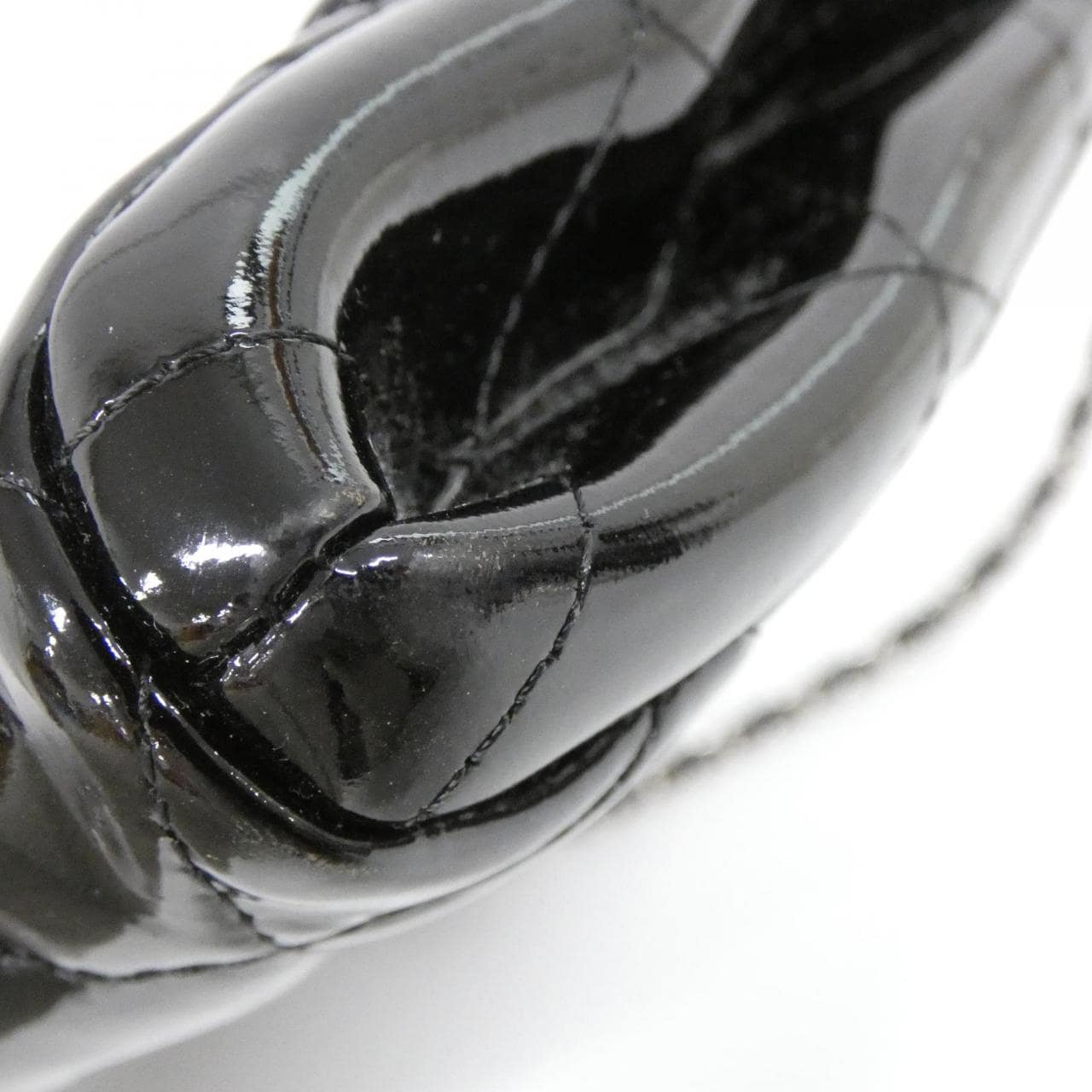 CHANEL 65051 Shoulder Patent Leather Black Patent Leather Rank A - Thumbnail 3