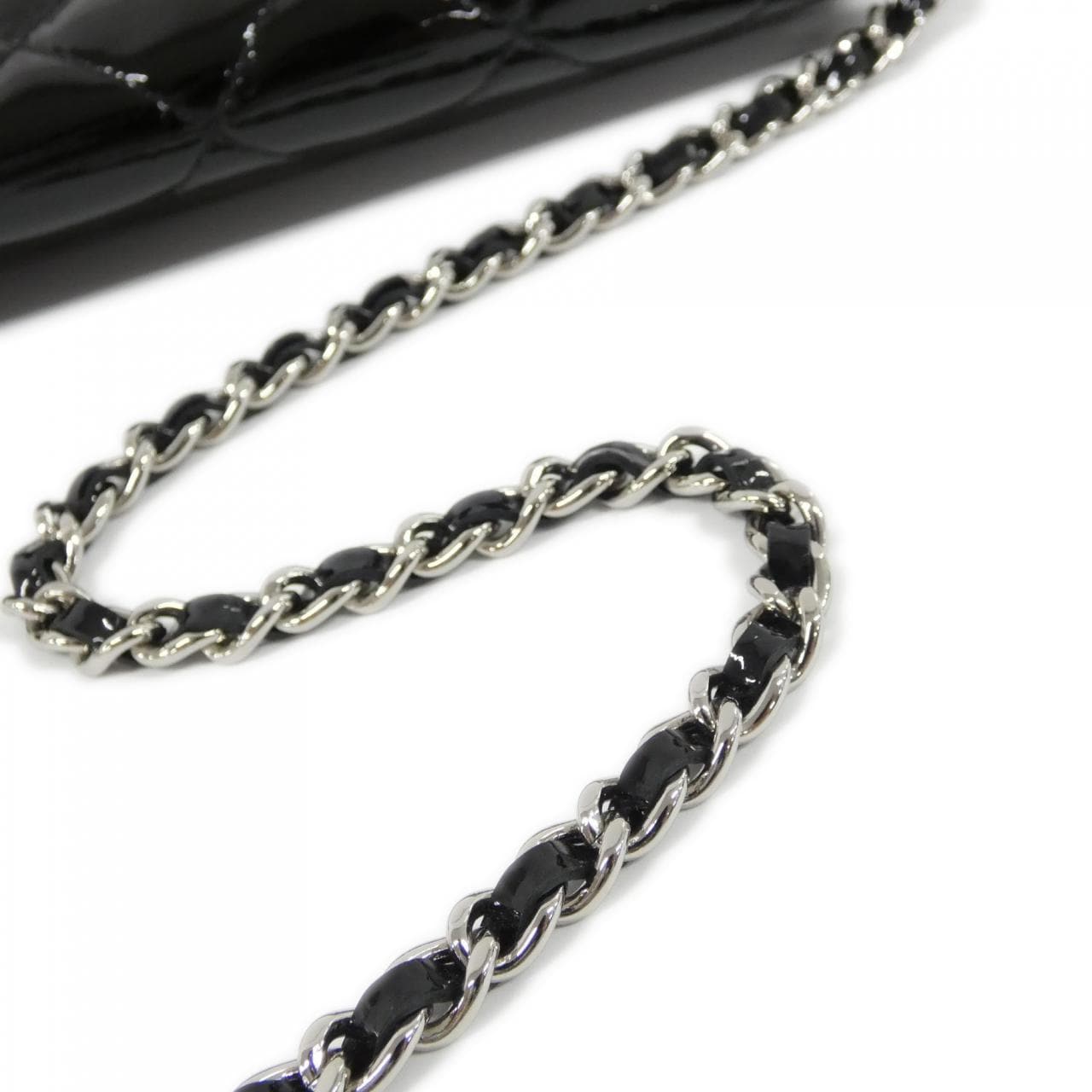 CHANEL 65051 Shoulder Patent Leather Black Patent Leather Rank A - Thumbnail 8