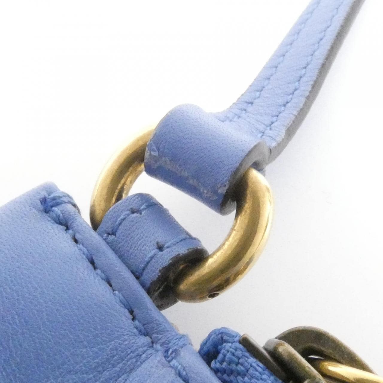 GUCCI 453878 DRW1T Shoulder Bag Leather 黑色 皮革 中古品A - 縮圖 8