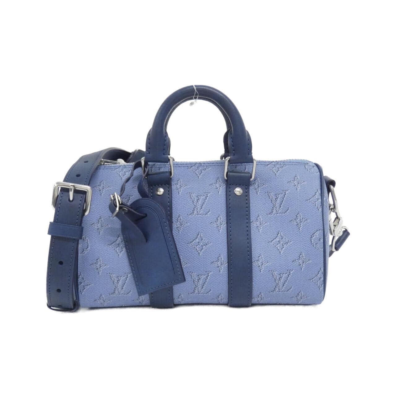 LOUIS VUITTON Keepall M14681 Boston Bag Monogram Blue