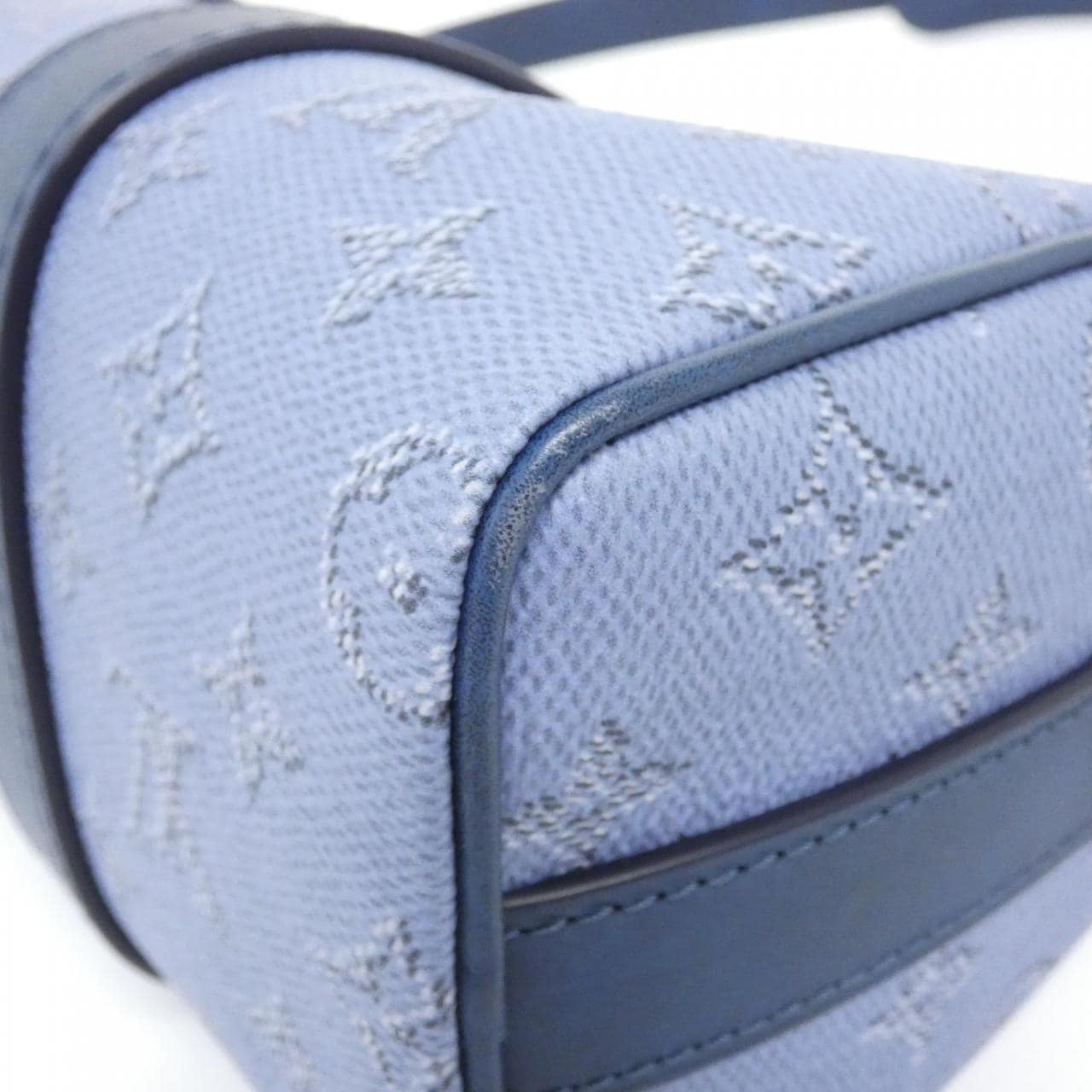 LOUIS VUITTON Keepall M14681 Boston Bag Monogram Blue Monogram Rank A - Thumbnail 2