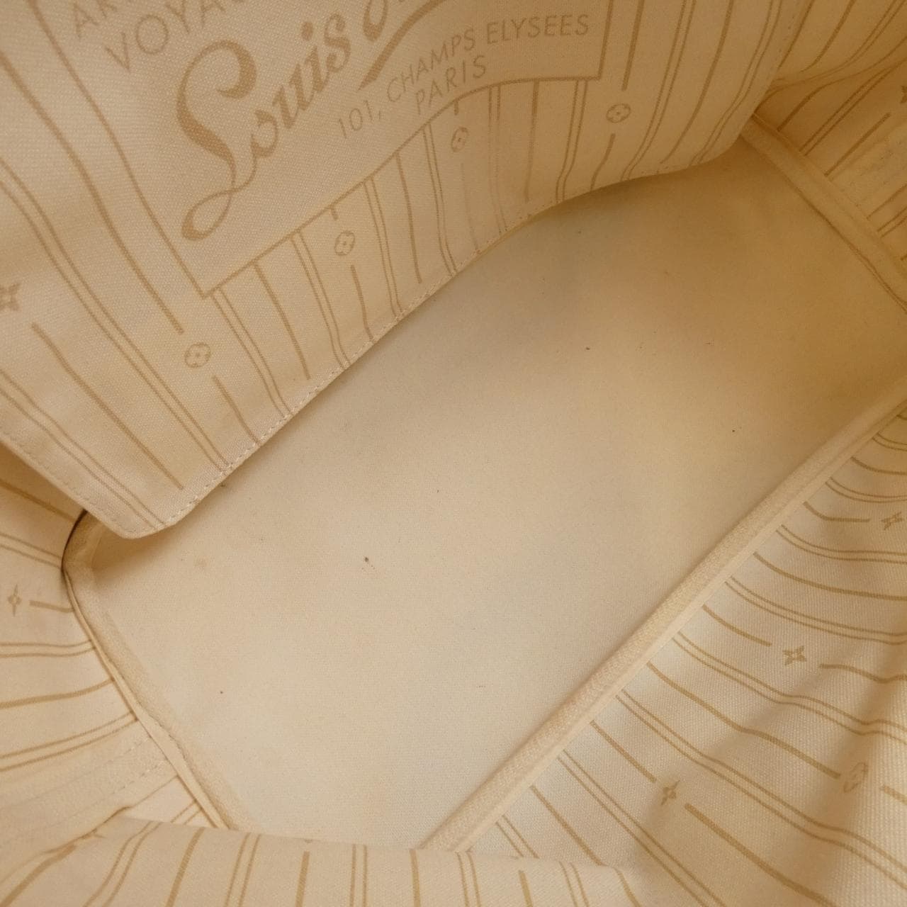 LOUIS VUITTON Neverfull N51107 Bag Damier 黑色 Damier 中古品B - 縮圖 8