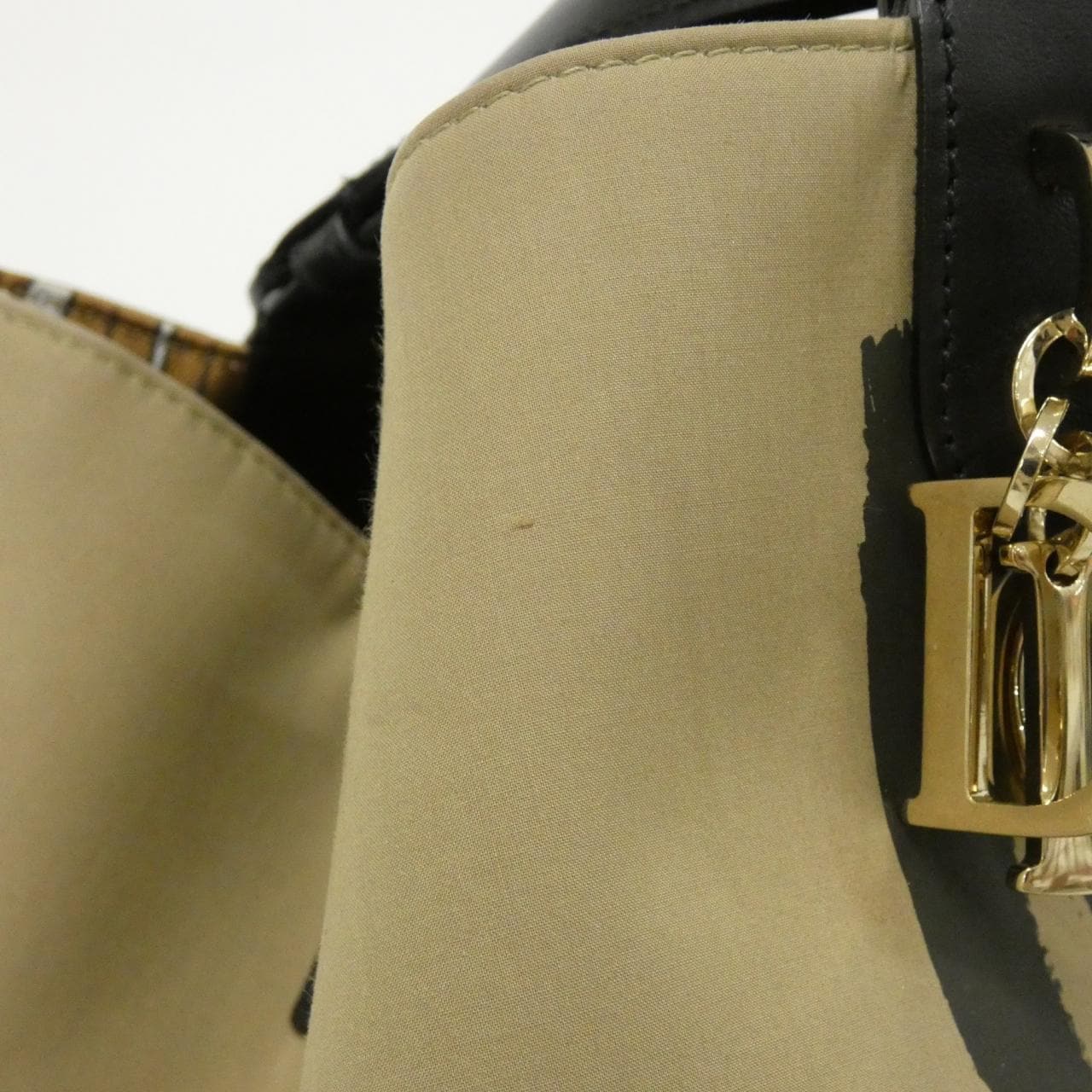 DIOR M2821OZCF Bag Cotton Black Cotton - Thumbnail 7