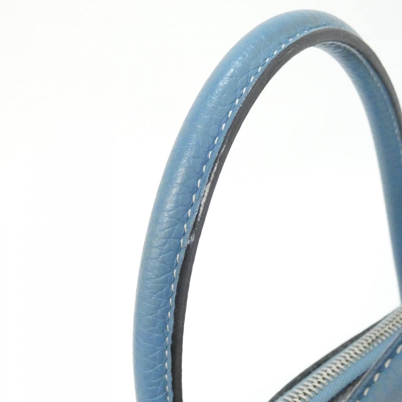 HERMES HERMÈS Bolide 073419CK Bag Clemence Blue Clemence Leather - Thumbnail 8