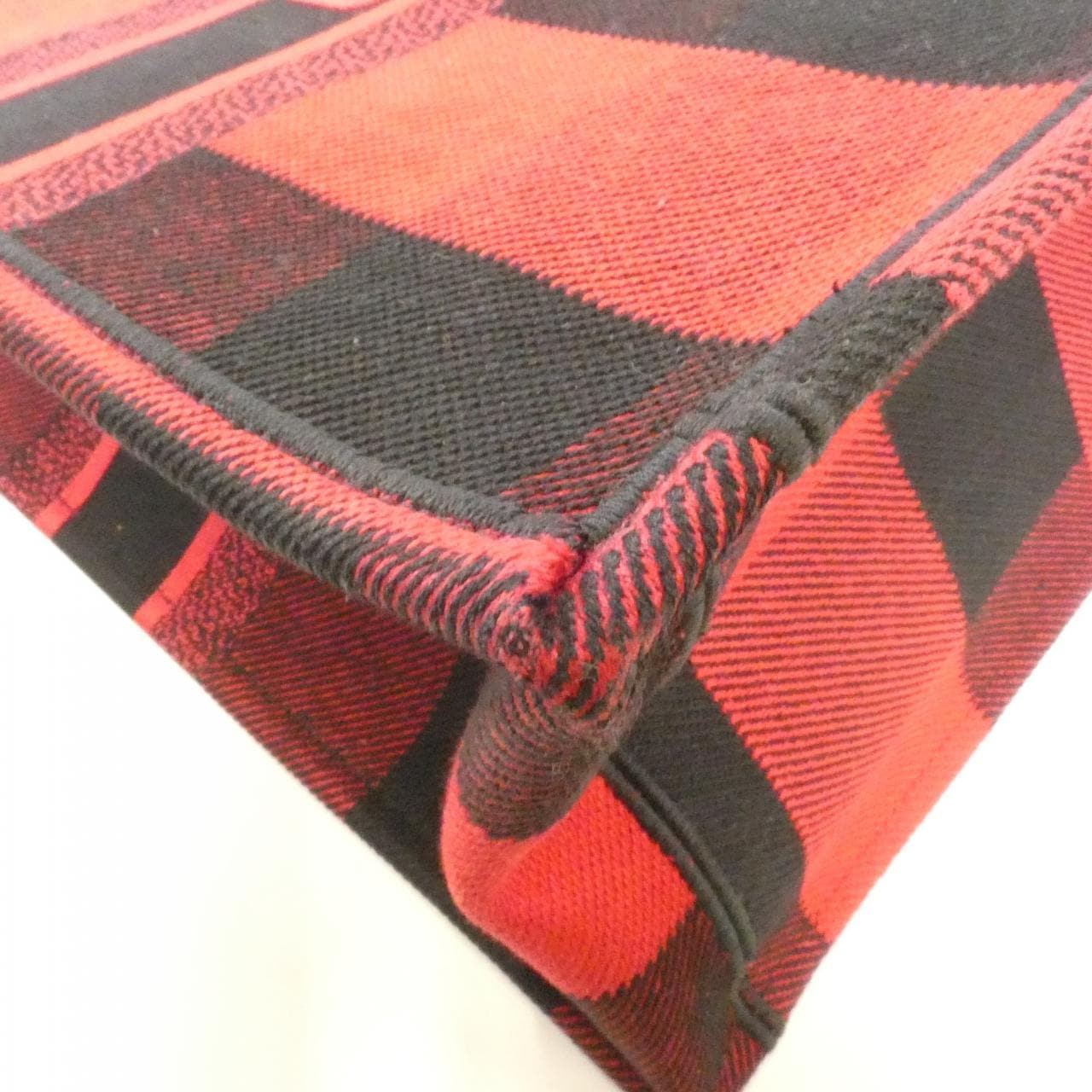 DIOR Book Tote M1286ZRKQ Tote Canvas 黑色 帆布 中古品A - 縮圖 3