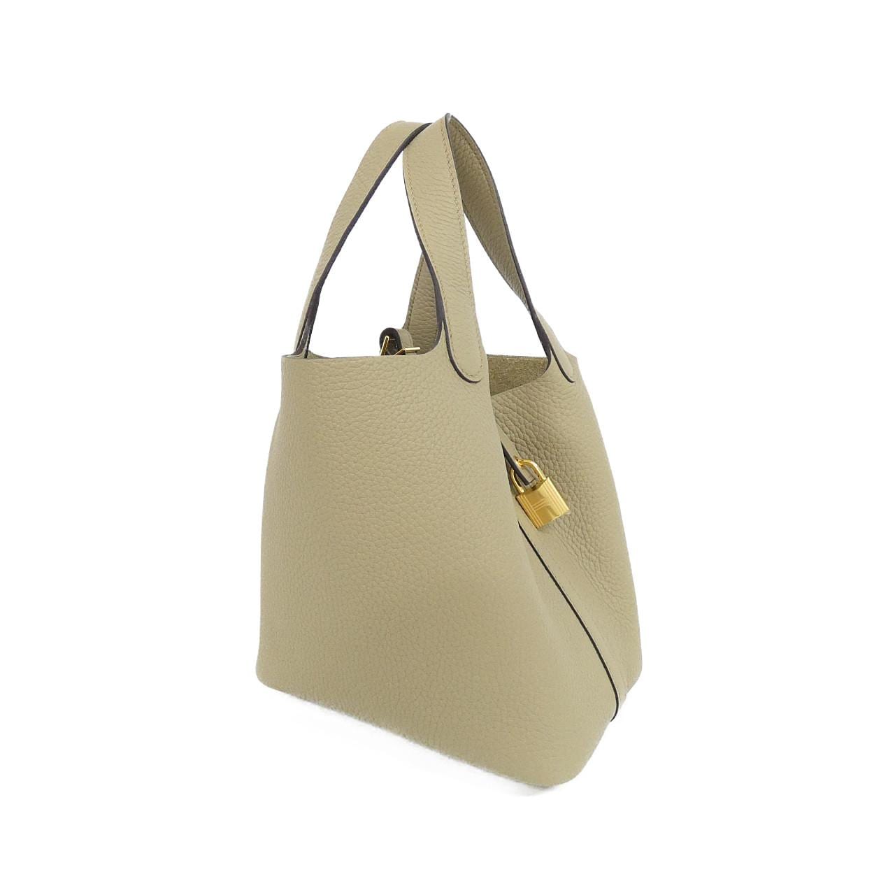 HERMES HERMÈS Picotin 056289CC Bag Clemence Beige