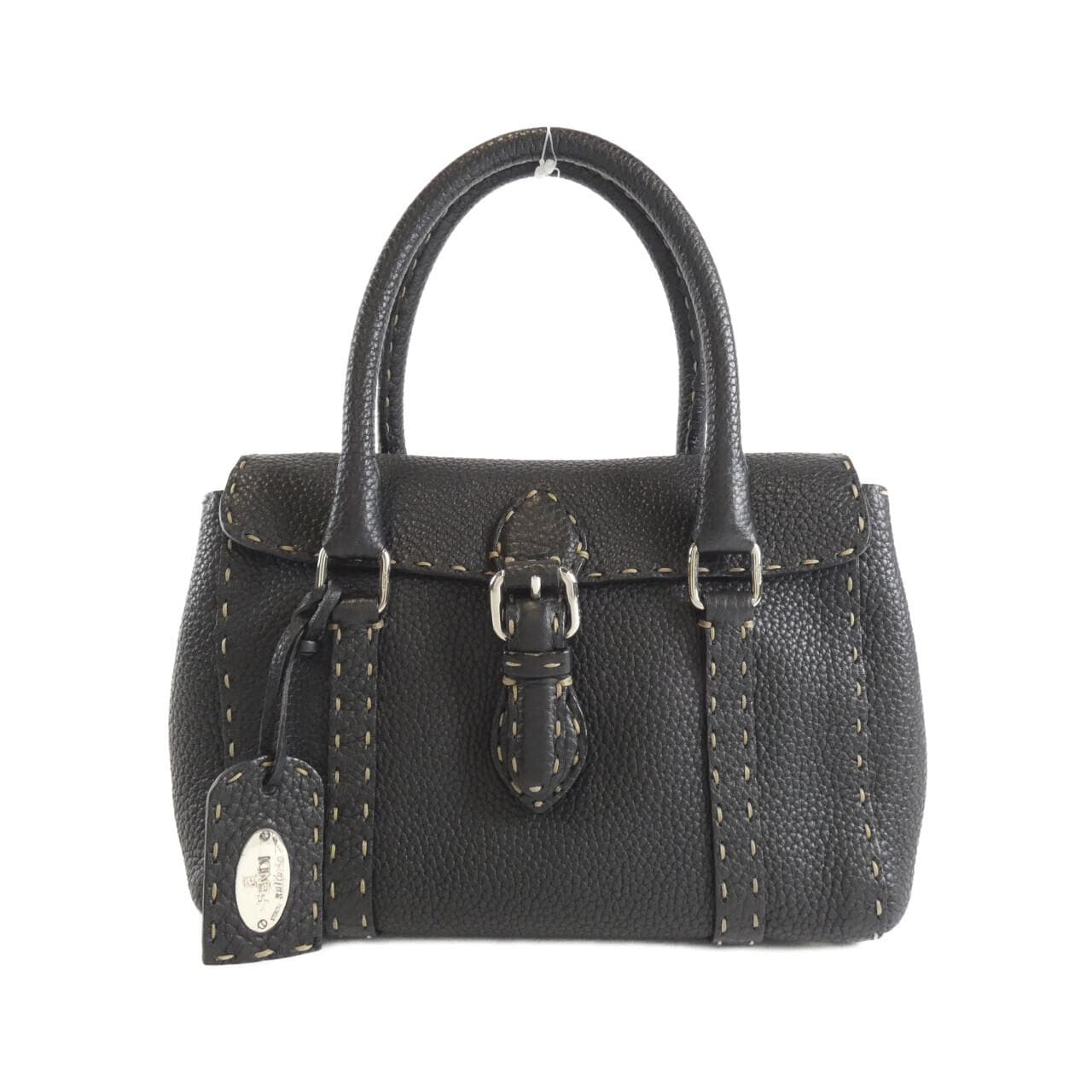 FENDI 8BR486 NDU Bag Leather Black